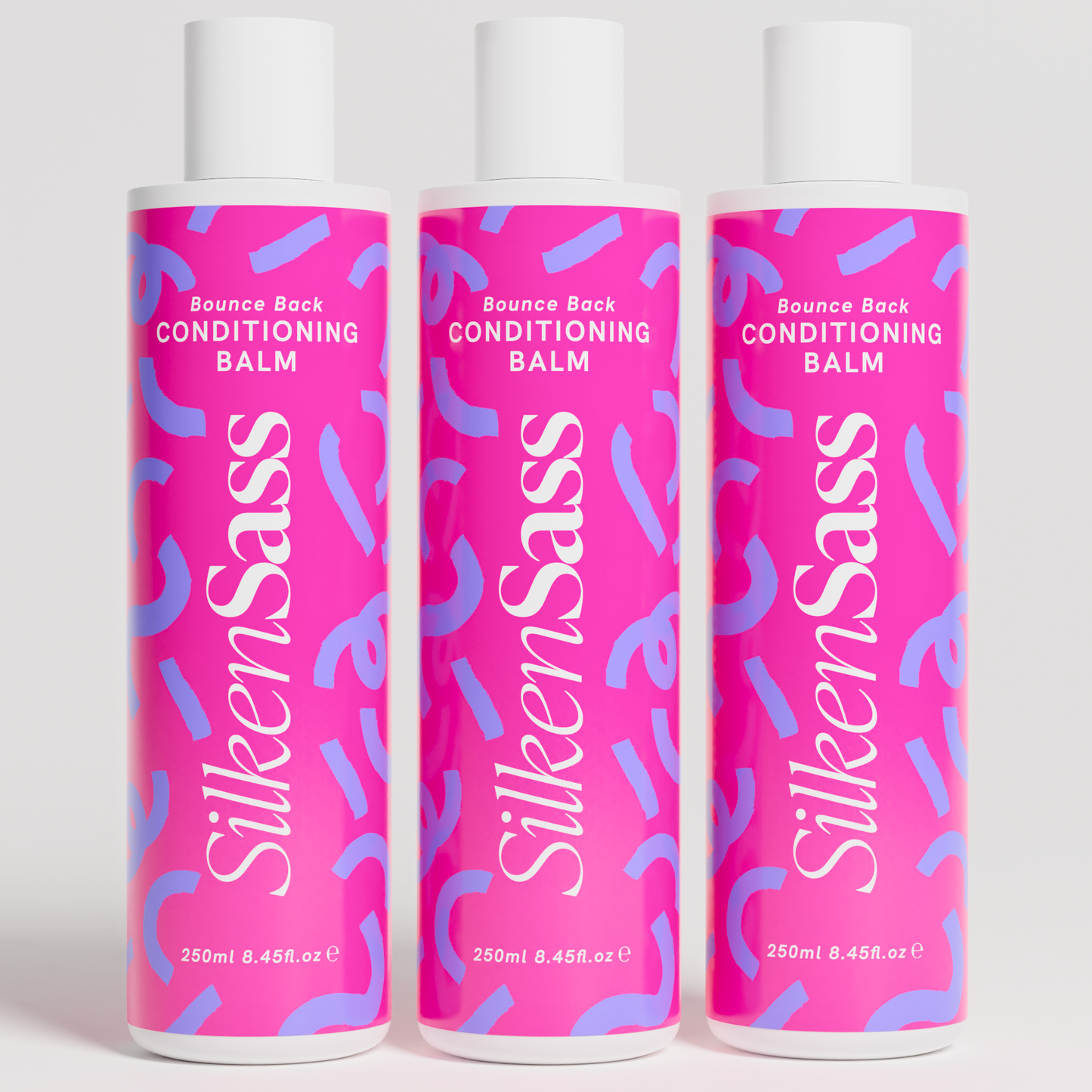 SILKEN SASS BOUNCE BACK CONDITIONING BALM TRIO (Worth £57)