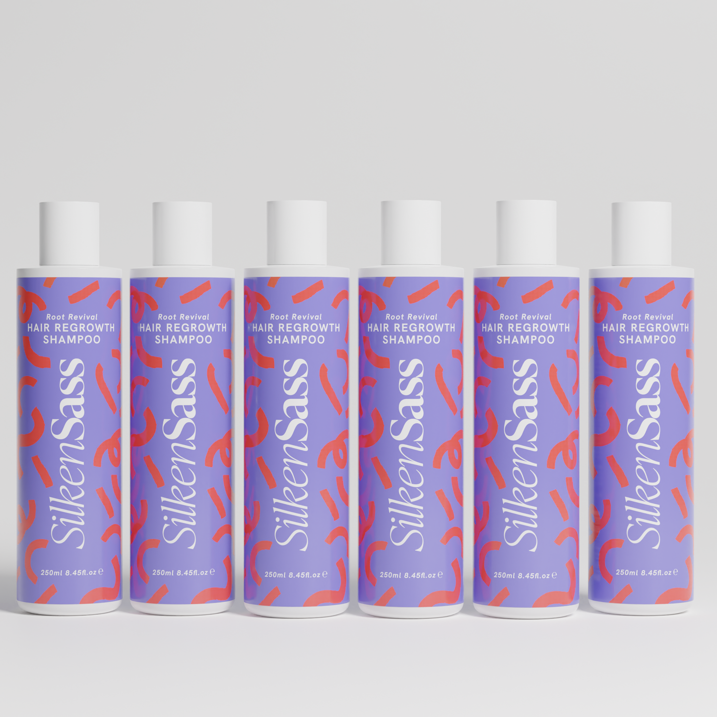 SILKEN SASS ROOT REVIVAL REGROWTH SHAMPOO 6 PACK