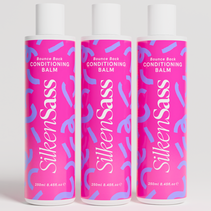 SILKEN SASS BOUNCE BACK CONDITIONING BALM TRIO (Worth £57)