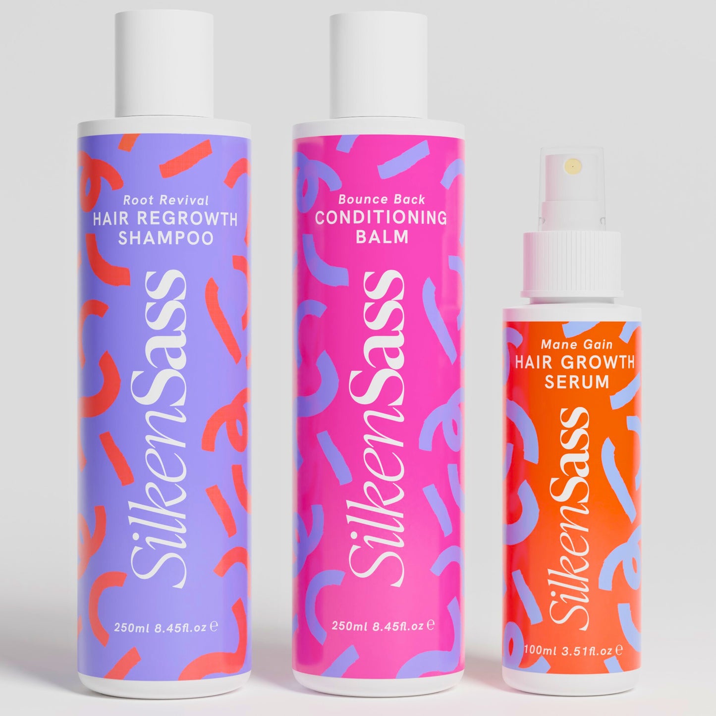 Silken Sass Long Locks Trio Kit (Worth £67)