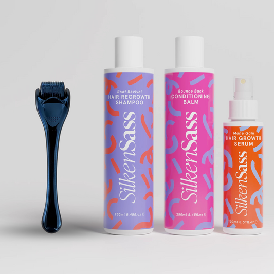 Long Locks Kit & Derma Scalp Roller (Worth £86)