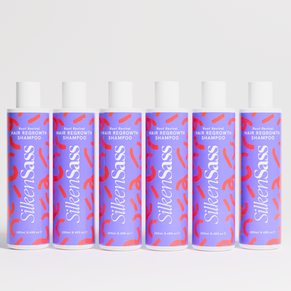 SILKEN SASS ROOT REVIVAL REGROWTH SHAMPOO 6 PACK (Worth £114)