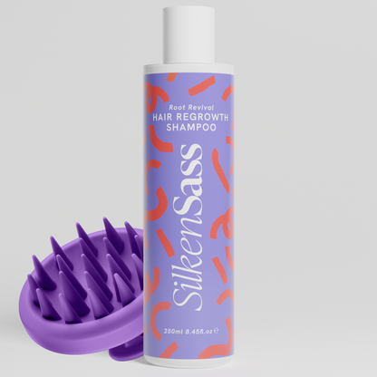SILKEN SASS ROOT REVIVAL REGROWTH SHAMPOO & SILICONE SCRUBBER
