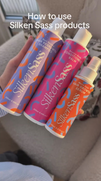 Silken Sass Root Revival Regrowth Shampoo Duo (Worth £37.98)